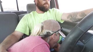 Sukie Rae gives a Blowjob while Driving. Part 1