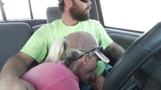 Sukie Rae gives a Blowjob while Driving. Part 1