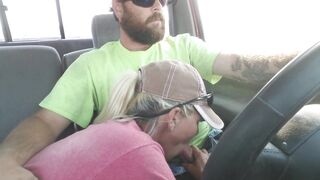 Sukie Rae gives a Blowjob while Driving. Part 1