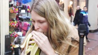 2 Dutch teen sluts deepthroat banana