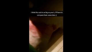 Snapchat Sex Video my Cheating MILF Wife sent me