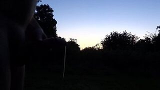 4 girls only: Azginim1 - Bare naked cumshot at sunrise @Belgium somewhere