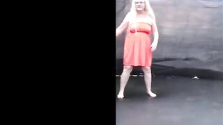 Fat Wife On Trampoline