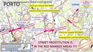 Porto, Portugal, Sex Map, Street Prostitution Map, Massage Parlours, Brothels, Whores, Escort, Callgirls, Bordell, Freelancer, Streetworker, Prostitutes