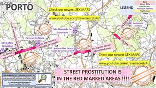 Porto, Portugal, Sex Map, Street Prostitution Map, Massage Parlours, Brothels, Whores, Escort, Callgirls, Bordell, Freelancer, Streetworker, Prostitutes