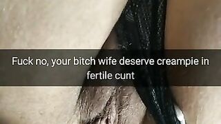 Use Condoms? Fuck It, i will Creampie your Wife Pussy and she will get Pregnant [cuckold. Snapchat]