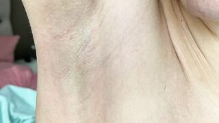 Shaves Hairy Armpits, Shows Shaved Armpits!