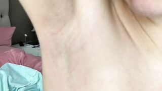 Shaves Hairy Armpits, Shows Shaved Armpits!