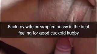 Like a Good Cuckold, I Fuck my Wife when her Pussy is Full of someone Else's cum[Cuckold.Snapchat]