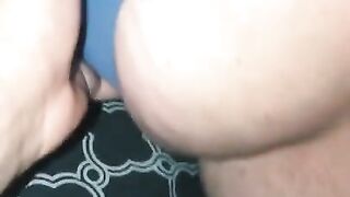 Smoking while Swallowing his Cock