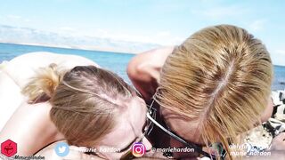 Sharing Dick with my Girlfriend at a Nude Beach in Croatia Short Version