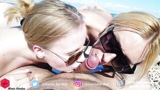 Sharing Dick with my Girlfriend at a Nude Beach in Croatia Short Version