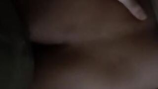 Cumming all over little Baebug after she Desperately Cums on his Huge Cock