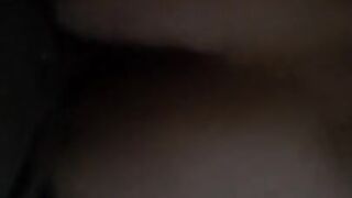 Cumming all over little Baebug after she Desperately Cums on his Huge Cock