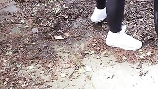 Step Mom get Fucked in the back Yard by Step Son