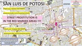 San Luis de Potosi, Mexico, Sex Map, Street Prostitution Map, Massage Parlours, Brothels, Whores, Escort, Callgirls, Bordell, Freelancer, Streetworker, Prostitutes