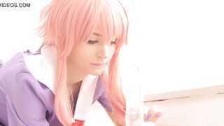 Anal masturbate with Yuno Gasai