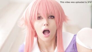 Anal masturbate with Yuno Gasai