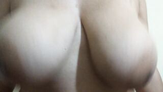 Bouncing with Huge Tits out of Bra