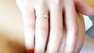A really Huge Cumshot on my Open Asshole Private Homemade Close Viev POV