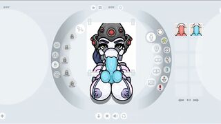 Fapwall Parody Hentai game Widowmaker overwatch cum covered