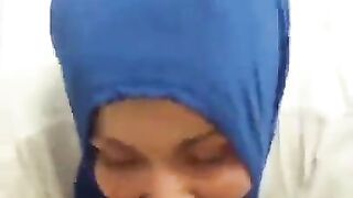 Arab awesome hijab blowjob