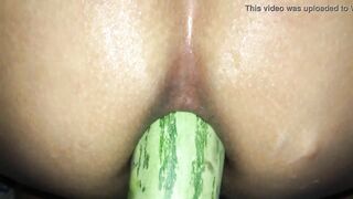 extreme anal dilation - zucchini