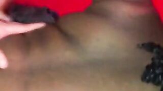 Black tinder thot getting pounded raw