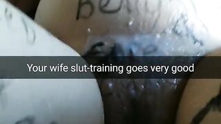 We Train you Wife 24/7 non Stop. soon she will be Perfect Dumb Whore for Fucking [Cuckold.Snapchat]