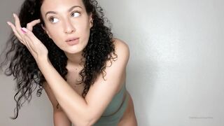 Curly Hair Big Tits Changing Bras