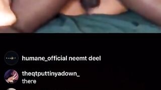 Instagram Model Plays with her Pussy and Gets Fucked on Instagram Live