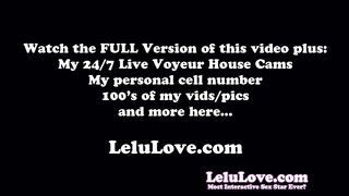 PORN VLOG: BehindScenes Sweaty Queefs Fingering RV Theme Park Fun JOI Spanking and more - Lelu Love