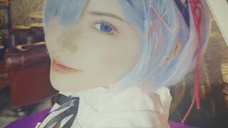 Re:ゼロ　レムコスプレをした深田えいみが可愛すぎて我慢できずにぶっかけしました　Re:Zero Eimi Fukada