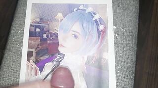 Re:ゼロ　レムコスプレをした深田えいみが可愛すぎて我慢できずにぶっかけしました　Re:Zero Eimi Fukada