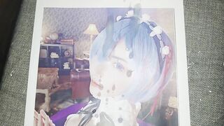 Re:ゼロ　レムコスプレをした深田えいみが可愛すぎて我慢できずにぶっかけしました　Re:Zero Eimi Fukada