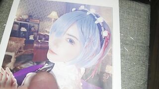 Re:ゼロ　レムコスプレをした深田えいみが可愛すぎて我慢できずにぶっかけしました　Re:Zero Eimi Fukada