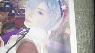 Re:ゼロ　レムコスプレをした深田えいみが可愛すぎて我慢できずにぶっかけしました　Re:Zero Eimi Fukada