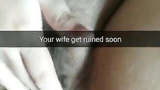 Your wife pussy get ruined with a huge white cock! - RP