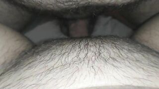 Very close up bareback sex! Breeding sex with hot MILF!