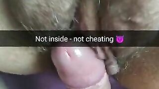 He still did not fuck me, it’s not cheating, dear, just rubbing!