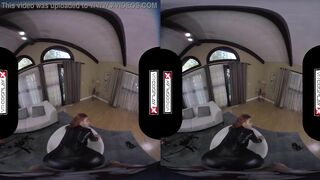 VRCosplayX.com Black Widow Rides Your Cock