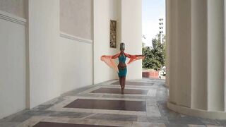 Orange Shawl