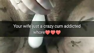 My wife is a crazy cum addicted cheating whore - Milky Mari