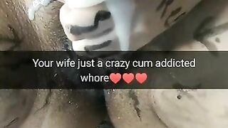 My wife is a crazy cum addicted cheating whore - Milky Mari