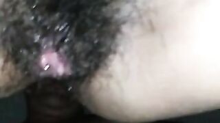 Wet tight hairy Guatemalan pussy fucking