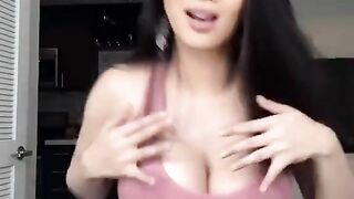 huge sexy tits bouncing asian nerdy