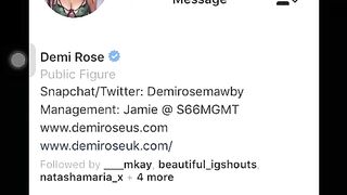 Follow Demi Rose on instagram