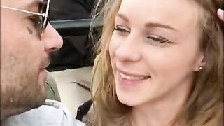 PUBLIC BLOWJOB IN SAFARI-I suck his cock,he cum and i swallow all his sperm