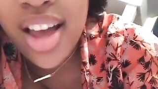 Big Tits Nipple Slip on Instagram Live