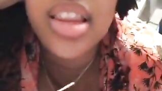 Big Tits Nipple Slip on Instagram Live